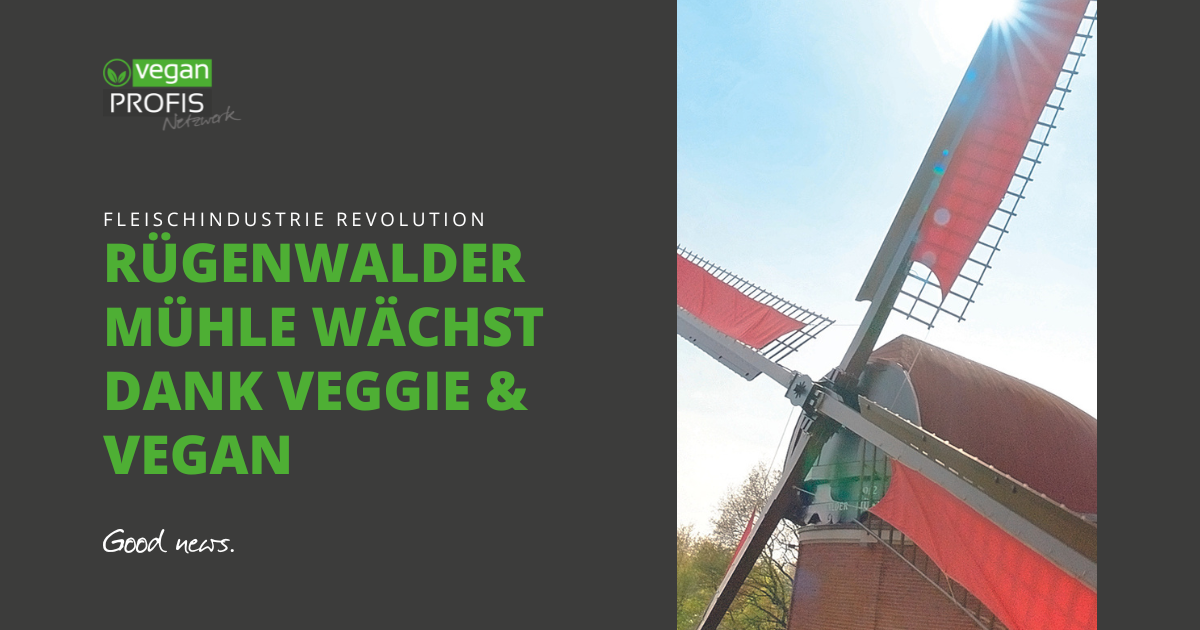 Rügenwalder Mühle verkauft mehr veggie & vegan als Fleisch